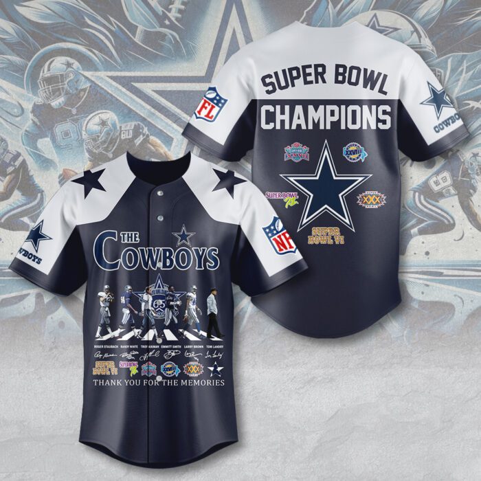 Dallas Cowboys Baseball Jersey