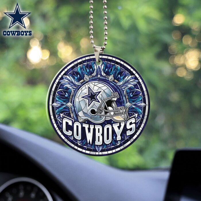 Dallas Cowboys Custom Shape 2-sided Acrylic Car Ornament GOM1089