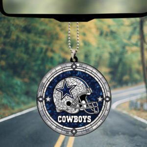 Dallas Cowboys Custom Shape 2-sided Acrylic Car Ornament GOM1098