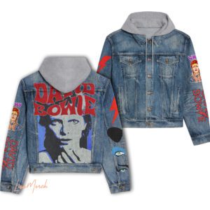 David Bowie Hooded Denim Jacket LDN1044