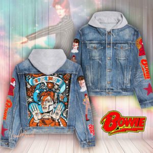 David Bowie Hooded Denim Jacket LDN1045