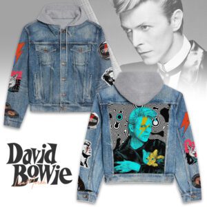 David Bowie Hooded Denim Jacket LDN1046