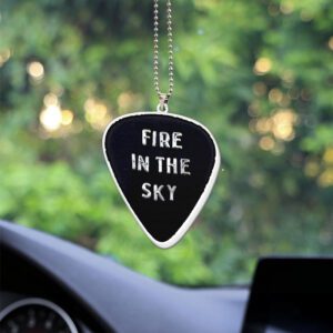 Deep Purple Custom Shape 2-sided Acrylic Car Ornament GOM1289