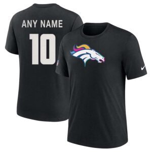 Denver Broncos Personalized NFL Crucial Catch Intercept Cancer 2024 Performance Unisex Shirt