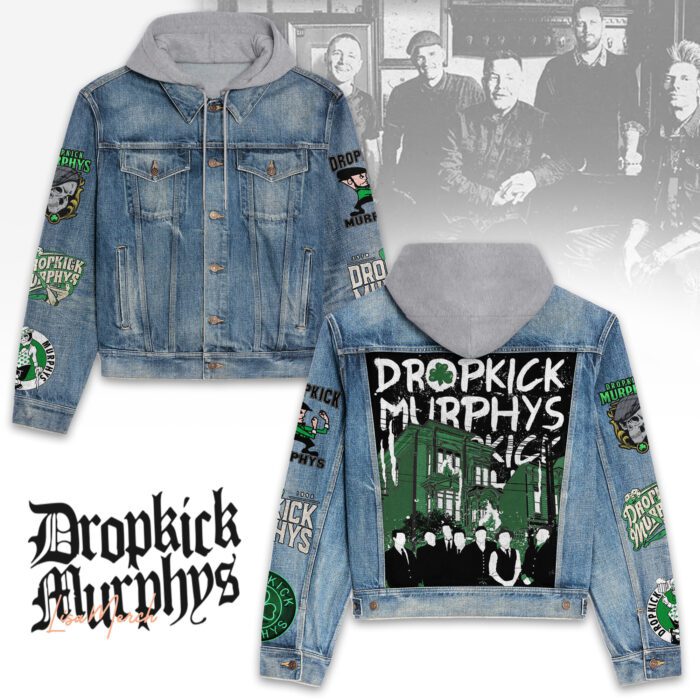 Dropkick Murphys Hooded Denim Jacket LDN1041