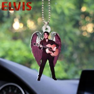 Elvis Presley Custom Shape 2-sided Acrylic Car Ornament GOM1006