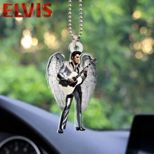 Elvis Presley Custom Shape 2-sided Acrylic Car Ornament GOM1009