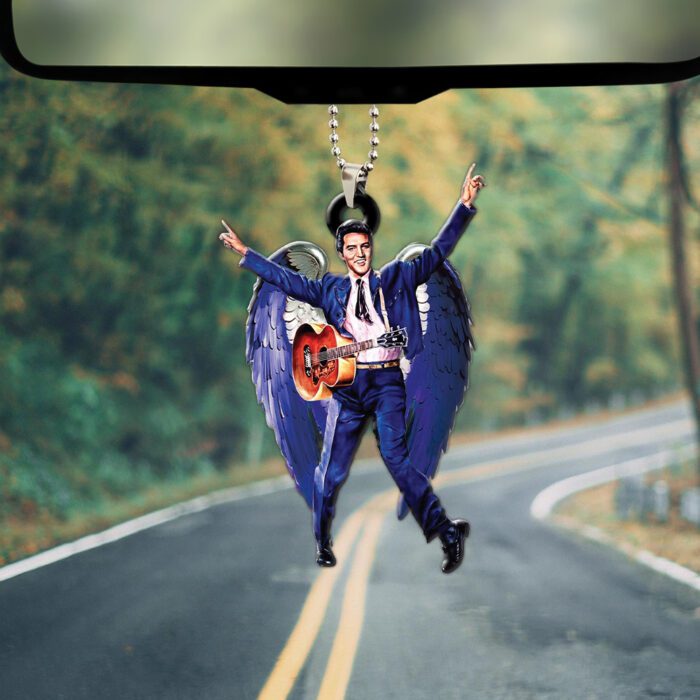 Elvis Presley Custom Shape 2-sided Acrylic Car Ornament GOM1012