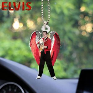 Elvis Presley Custom Shape 2-sided Acrylic Car Ornament GOM1028