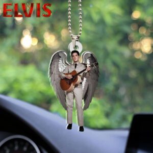 Elvis Presley Custom Shape 2-sided Acrylic Car Ornament GOM1029