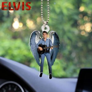 Elvis Presley Custom Shape 2-sided Acrylic Car Ornament GOM1032