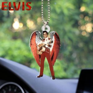 Elvis Presley Custom Shape 2-sided Acrylic Car Ornament GOM1033