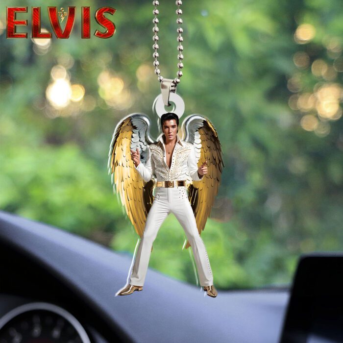 Elvis Presley Custom Shape 2-sided Acrylic Car Ornament GOM1034