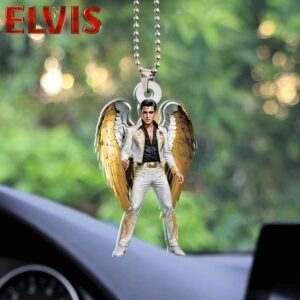 Elvis Presley Custom Shape 2-sided Acrylic Car Ornament GOM1037