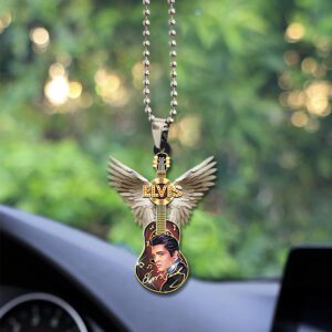 Elvis Presley Custom Shape 2-sided Acrylic Car Ornament GOM1044