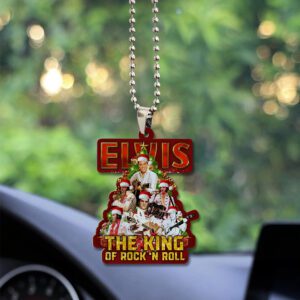 Elvis Presley Custom Shape 2-sided Acrylic Car Ornament GOM1054