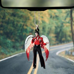 Elvis Presley Custom Shape 2-sided Acrylic Car Ornament GOM1078