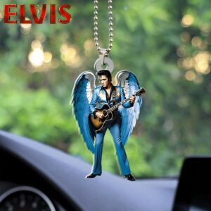 Elvis Presley Custom Shape 2-sided Acrylic Car Ornament GOM1079