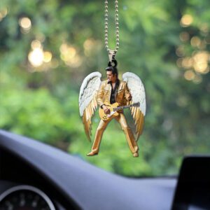 Elvis Presley Custom Shape 2-sided Acrylic Car Ornament GOM1082