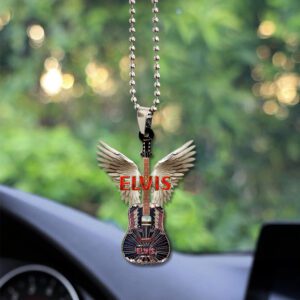 Elvis Presley Custom Shape 2-sided Acrylic Car Ornament GOM1087