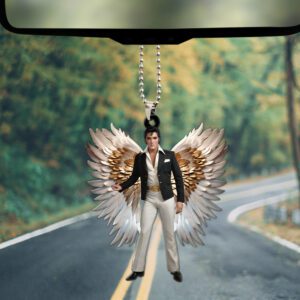 Elvis Presley Custom Shape 2-sided Acrylic Car Ornament GOM1094