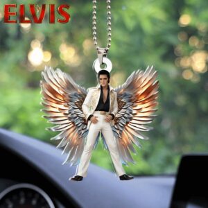 Elvis Presley Custom Shape 2-sided Acrylic Car Ornament GOM1095