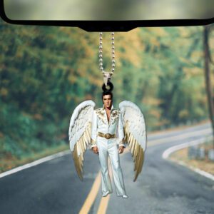 Elvis Presley Custom Shape 2-sided Acrylic Car Ornament GOM1097