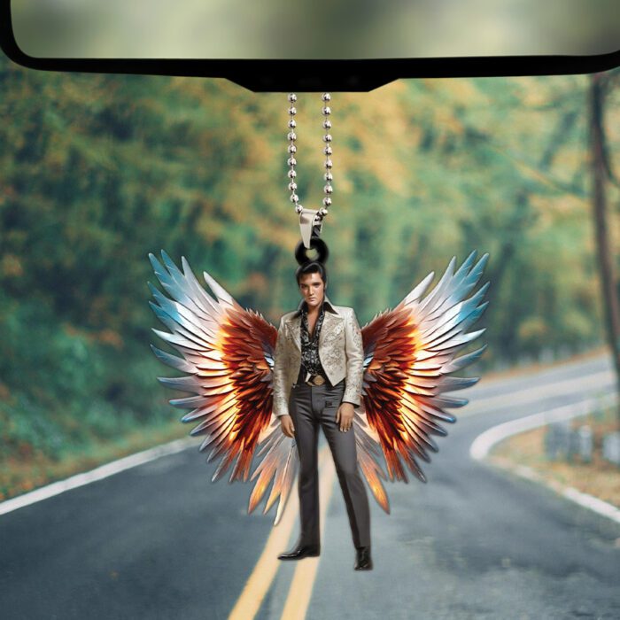 Elvis Presley Custom Shape 2-sided Acrylic Car Ornament GOM1111