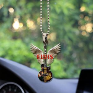 Elvis Presley Custom Shape 2-sided Acrylic Car Ornament GOM1135