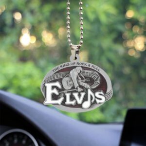 Elvis Presley Custom Shape 2-sided Acrylic Car Ornament GOM1298