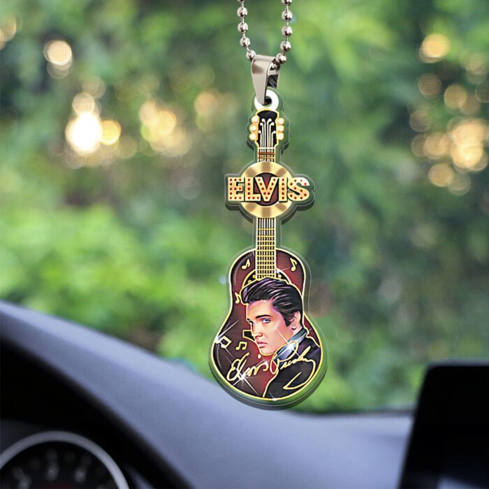 Elvis Presley Custom Shape 2-sided Acrylic Car Ornament GOM1425