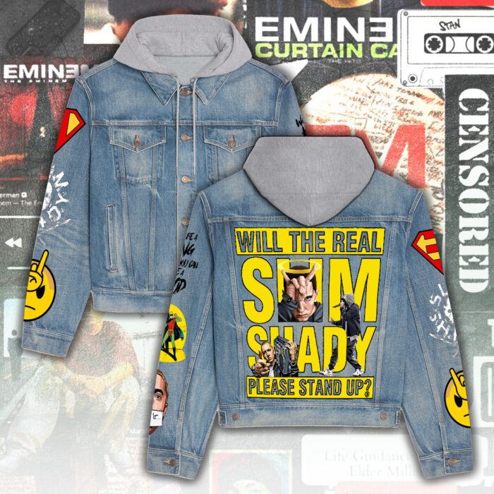 Eminem Women's Denim Hood Jacket GDN116