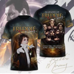 Freddie Mercury 3D Unisex T-Shirt GNC1011