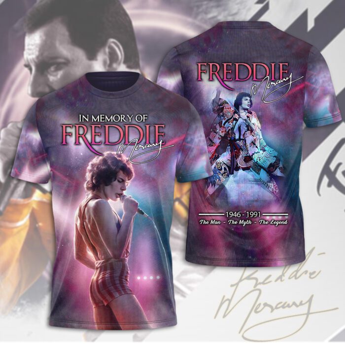 Freddie Mercury 3D Unisex T-Shirt GNC1023