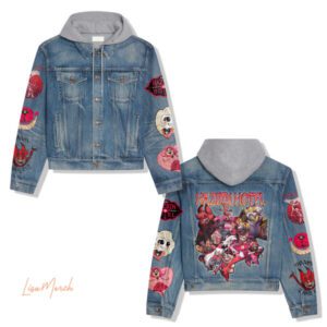 Hazbin Hotel Hooded Denim Jacket LDN1065