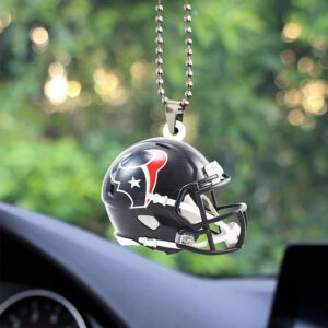 Houston Texans Custom Shape 2-sided Acrylic Car Ornament GOM1336