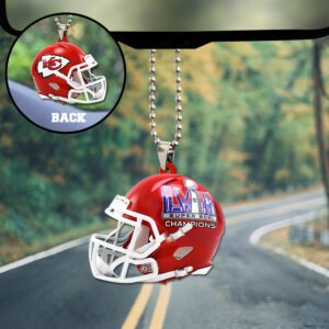 Kansas City Chiefs Custom Shape 2-sided Acrylic Car Ornament GOM1379