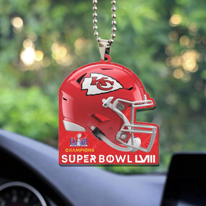 Kansas City Chiefs Custom Shape 2-sided Acrylic Car Ornament GOM1380