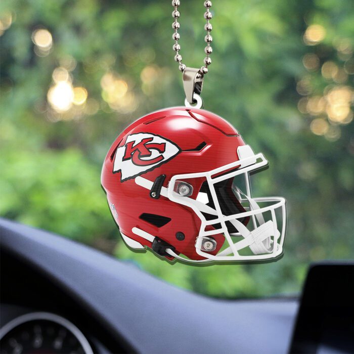 Kansas City Chiefs Custom Shape 2-sided Acrylic Car Ornament GOM1396