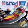Kansas City Chiefs NFL Crucial Catch Intercept Cancer AF1 Shoes WBC5051
