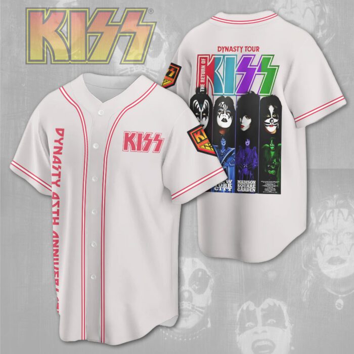 Kiss Band Baseball Jersey