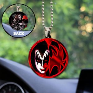 Kiss Band Custom Shape 2-sided Acrylic Car Ornament GOM1026