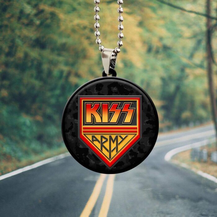 Kiss Band Custom Shape 2-sided Acrylic Car Ornament GOM1157