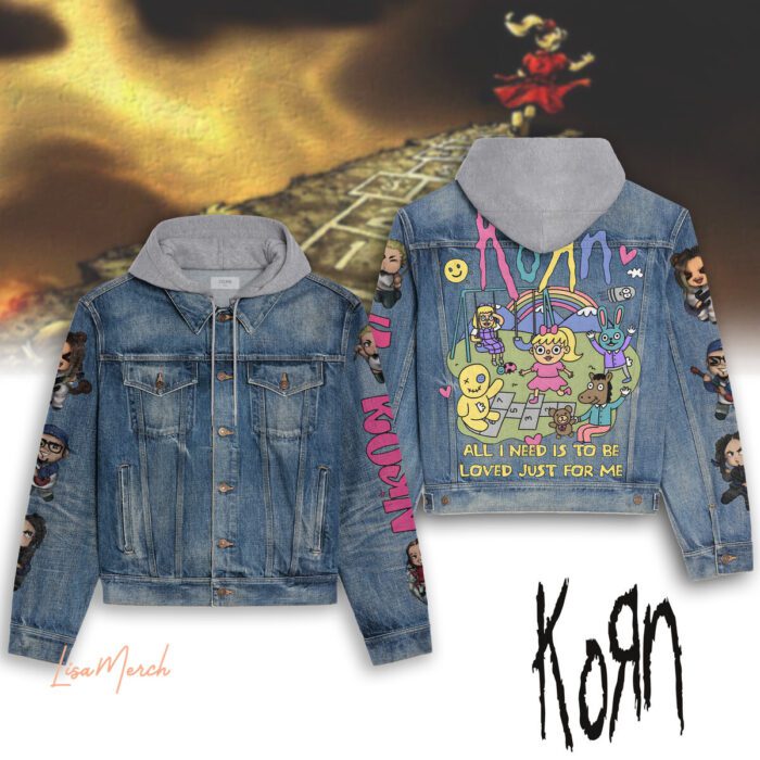 Korn Hooded Denim Jacket LDN1079