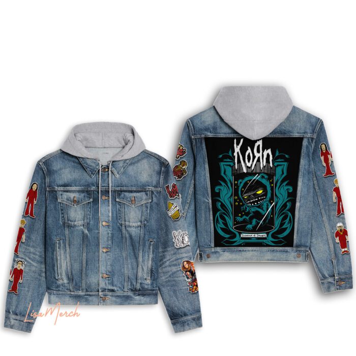 Korn Hooded Denim Jacket LDN1081