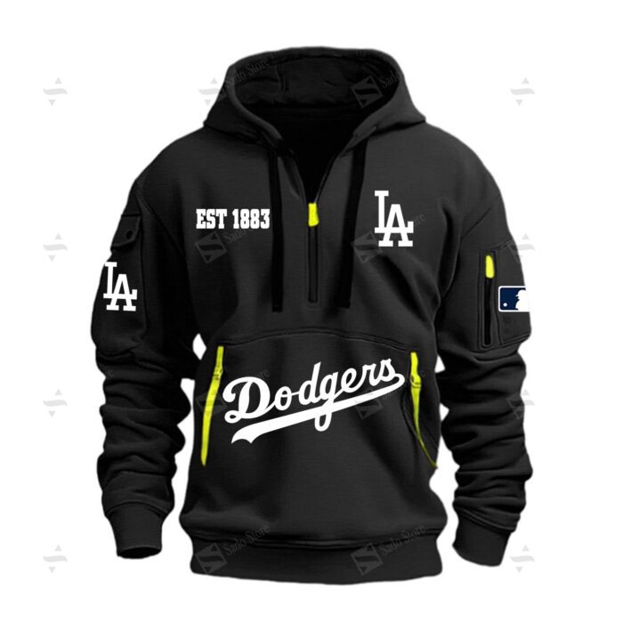 LA Dodgers 2024 World Series Quarter Zip Hoodie WSC1002