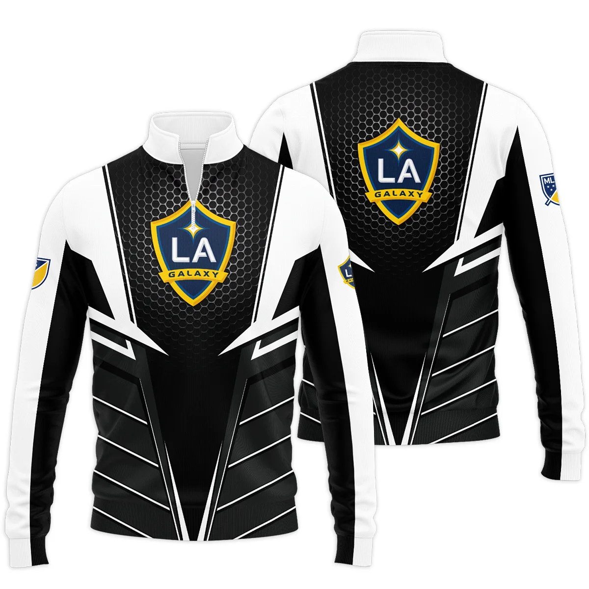 LA Galaxy MLS Quarter Zip Jacket LQZ1136