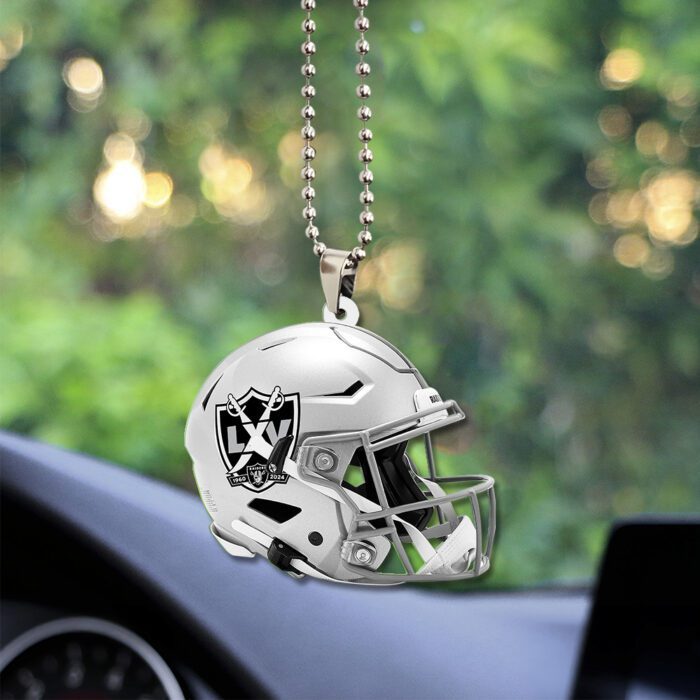 Las Vegas Raiders Custom Shape 2-sided Acrylic Car Ornament GOM1134