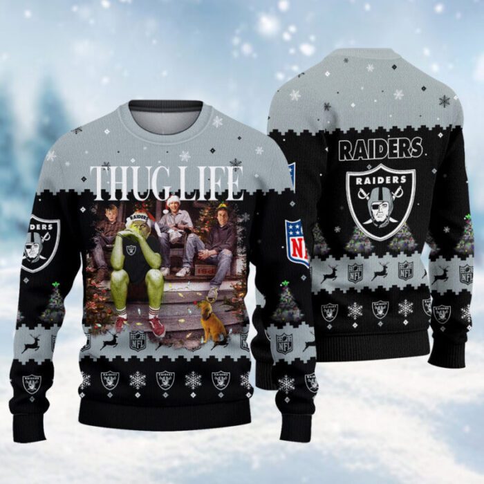 Las Vegas Raiders NFL Thug Life Ugly Sweater