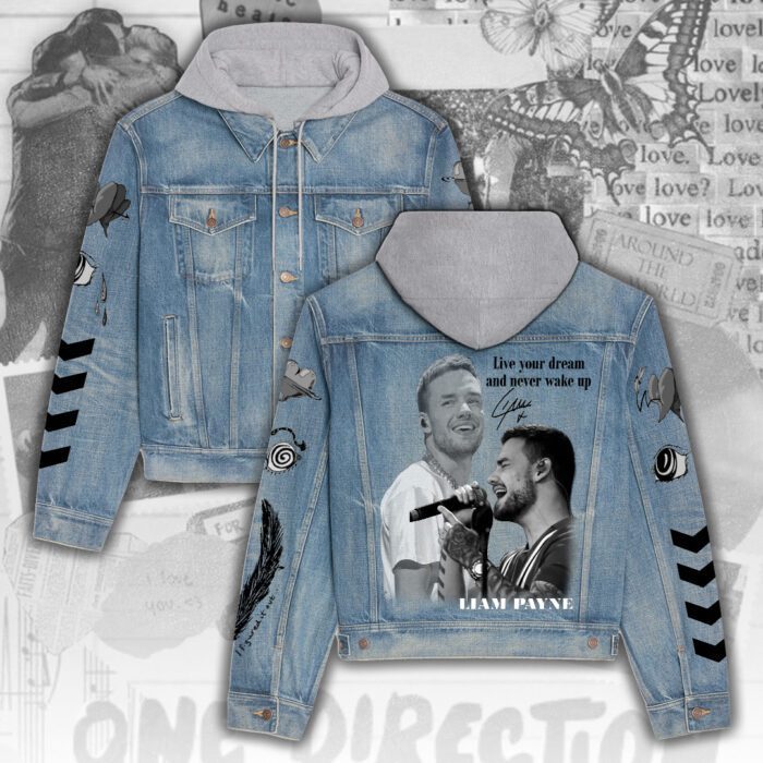 Liam Payne Women's Denim Hood Jacket GDN100